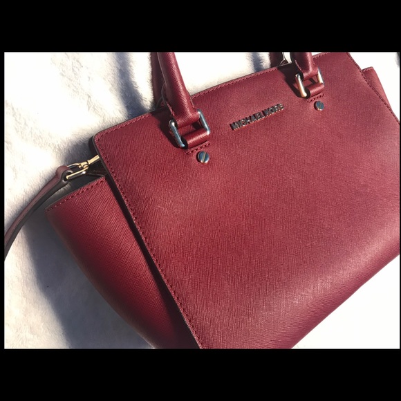 Michael Kors Burgundy Bag - Picture 5 of 5
